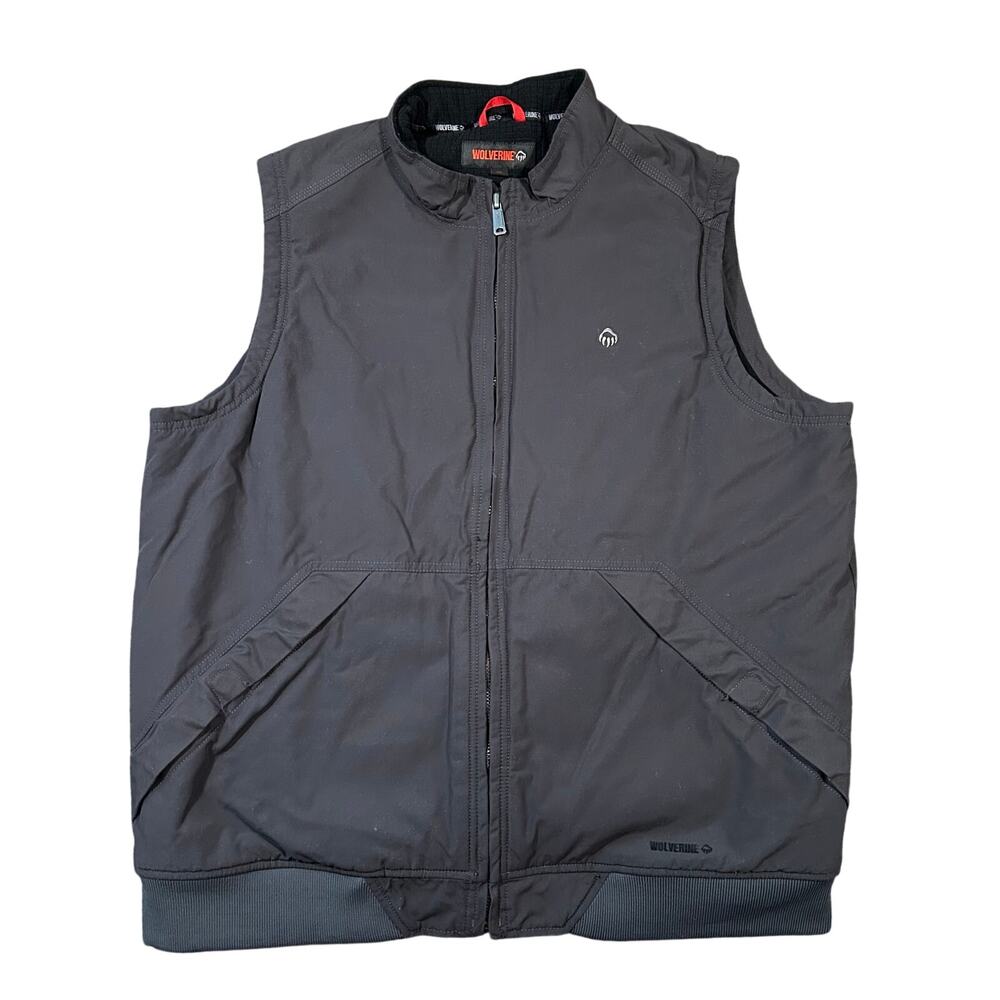 Wolverine Vest Men’s 2XL 3M Thinsulate Insulted Lined Work Jacket Gray